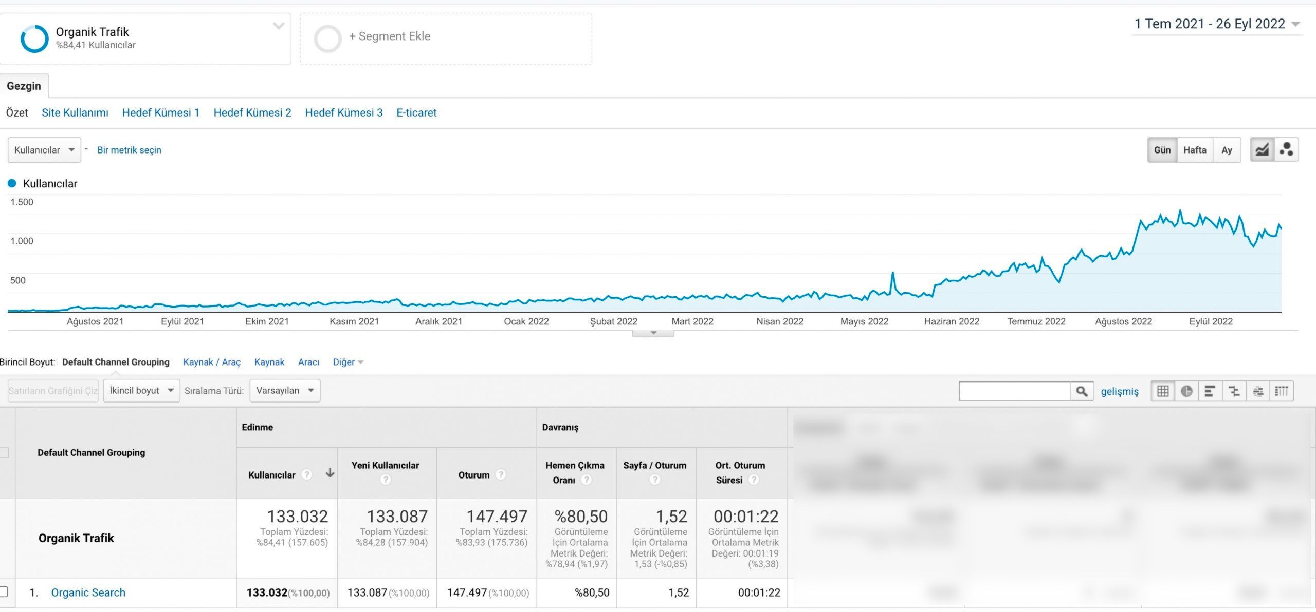 Türkiye Türkçe Sağlık SEO Vakası #1